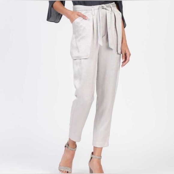 Current Air anthropologie Silver / cream Lining Pants size small - Picture 15 of 16
